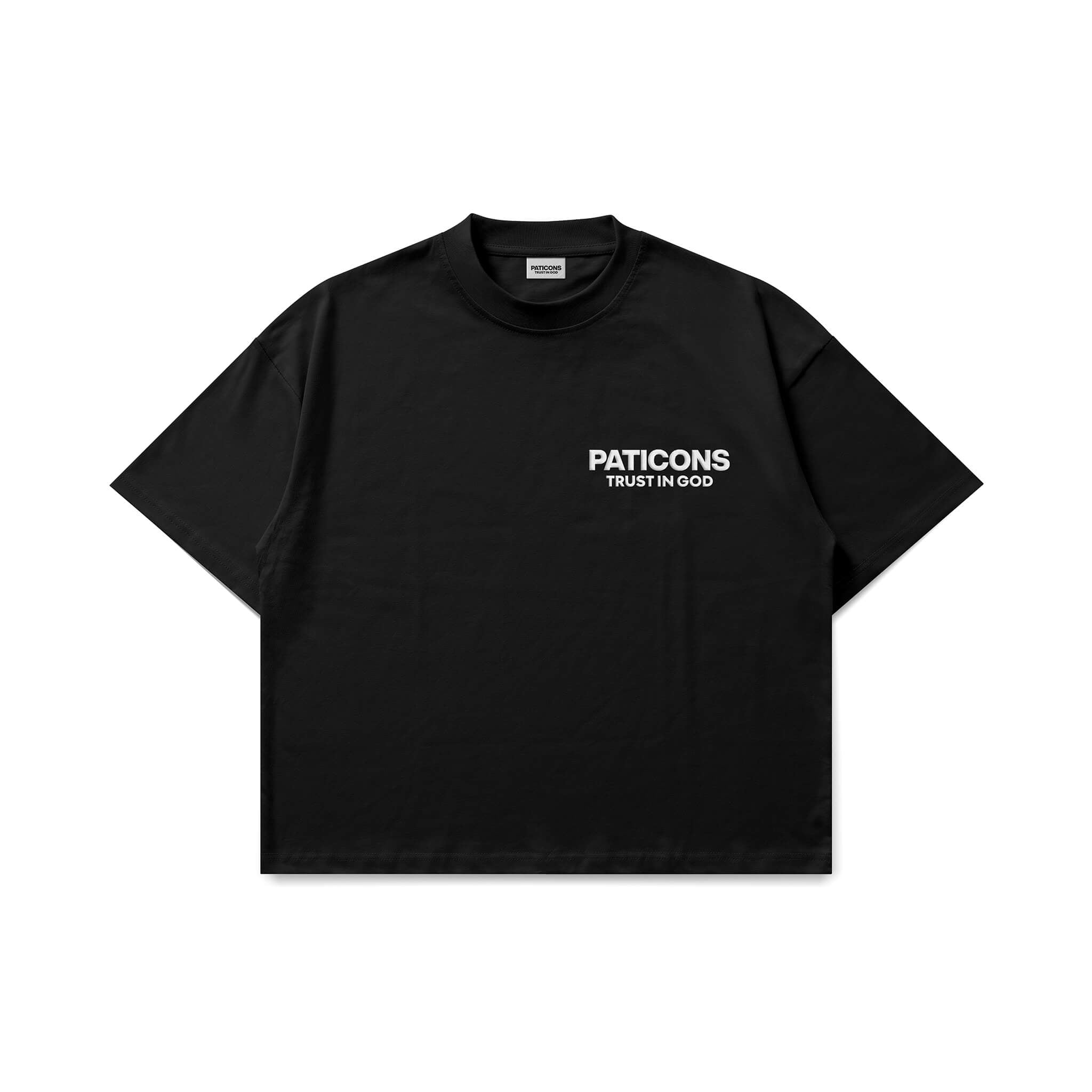 Paticons TRUST IN GOD & Purpose Black Tee